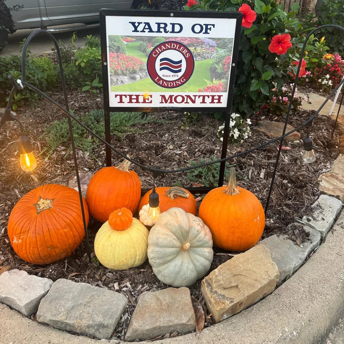 Porch Pumpkins Mini Patch Yard of the Month